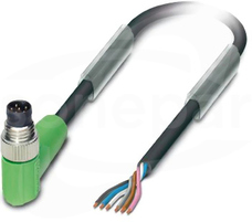 SAC-6P-M 8MR/ 1,5-PUR Kabel czujnika/urządzenia wykonawczego