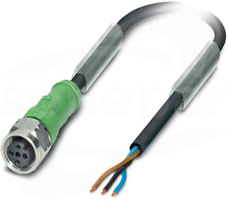SAC-3P-10,0-PVC/M12FS VA Kabel czujnika/urządzenia wykonawczego