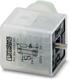 SACC-V-3CON-PG9/A-GVL 200/240 Wtyk zaworowy