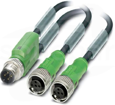 SAC-5P-Y/2X0,3-PUR/FS B PE SCO Kabel czujnika/urządzenia wykonawczego