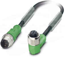SAC-3P-M12MS/ 0,6-PUR/M12FR B Kabel czujnika/urządzenia wykonawczego