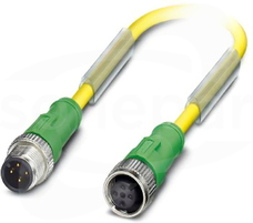 SAC-4P-M12MS/ 3,0-PUR/M12FS D Kabel czujnika/urządzenia wykonawczego