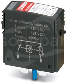 VAL-MS-T1/T2 1000DC-PV-ST/36 Wtyk z ochroną przed przepięciami typ 1/2