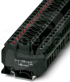 UK 6-FSI/C-LED60 Zabezpieczający zacisk szeregowy