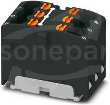 PTFIX 6X1,5 BK Blok rozdzielczy