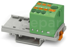 PTFIX 6/6X2,5-NS35 GN Blok rozdzielczy