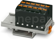 PTFIX 12X4-NS35 BK Blok rozdzielczy