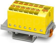 PTFIX 10/12X4-NS35 YE Blok rozdzielczy