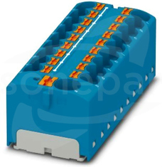 PTFIX 10/18X4-G BU Blok rozdzielczy