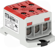 OTL50-3 3xAl/Cu 1,5-50mm2 1000V czerwony Zacisk uniwersalny