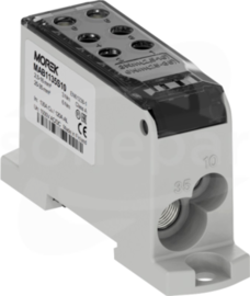 OJL135A we:1xAl/Cu35 wy:4xCu 16mm2 szary Blok dystrybucyjny