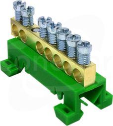 PE7 7x16mm2 zielony Listwa zaciskowa uziemiająca