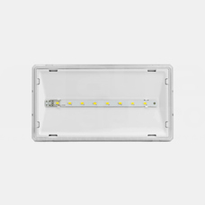EXIT S 3W LED 3h UNA program.tryb SA/SE biały Oprawa awaryjna 2-zadaniowa sys.monitoringu