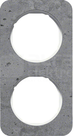 R.1 beton/biały Ramka 2-krotna