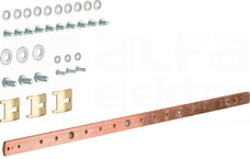 UZ020 20x5mm 2-pol. Szyna uziemiająca