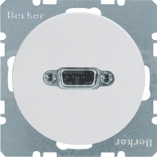 R.1/R.3/R.8 biały Gniazdo VGA