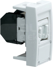 SYSTO 1M RJ45 UTP kat5e bia Gniazdo teleinf.