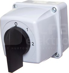 ŁUK E16-33 0-1-2 IP65 Łącznik krzywkowy obudowa