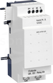 Zelio Logic SR3XT61JD 12VDC Moduł rozszerzający