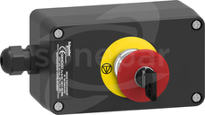 XAWG188EX 1NC + 1NC czerwona Emergency Stop Stacja kontrolna