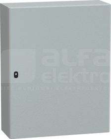 OBUDOWA SPACIAL 3D Z PŁYTĄ 1000x800x300 RAL7035 metalowa