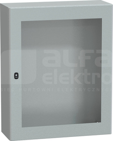 OBUDOWA SPACIAL 3D Drzwi T 1000x800x300 RAL7035 metalowa