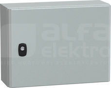 OBUDOWA SPACIAL 3D Z PŁYTĄ 300x400x150 RAL7035 metalowa