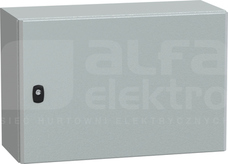 OBUDOWA SPACIAL 3D Z PŁYTĄ 400x600x250 RAL7035 metalowa