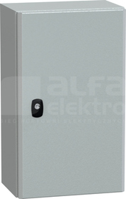 OBUDOWA SPACIAL 3D Z PŁYTĄ 500x300x200 RAL7035 metalowa
