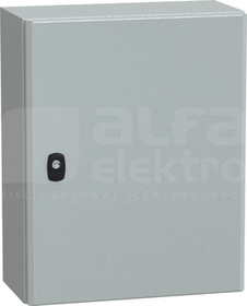 OBUDOWA SPACIAL 3D Z PŁYTĄ 500x400x200 RAL7035 metalowa