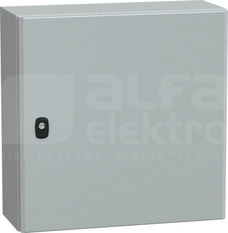 OBUDOWA SPACIAL 3D Z PŁYTĄ 500x500x200 RAL7035 metalowa