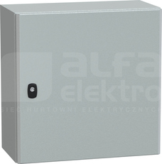 OBUDOWA SPACIAL 3D Z PŁYTĄ 500x500x250 RAL7035 metalowa