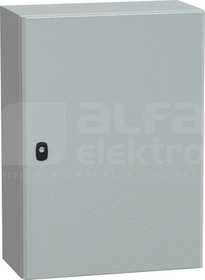 OBUDOWA SPACIAL 3D Z PŁYTĄ 700x500x250 RAL7035 metalowa