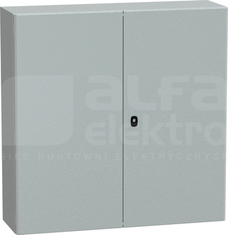 OBUDOWA SPACIAL 3D Z PŁYTĄ 1000x1000x300 2 DRZW.RAL7035 metalowa