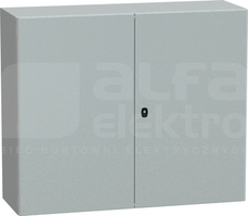 OBUDOWA SPACIAL 3D Z PŁYTĄ 1000x1200x400 2 DRZW.RAL7035 metalowa