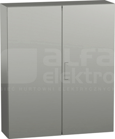 SKRZYNKA ZE STALI NIERDZEWN. 1200x1000x300 metalowa