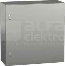 SKRZYNKA ZE STALI NIERDZEWN. 600x600x250 metalowa