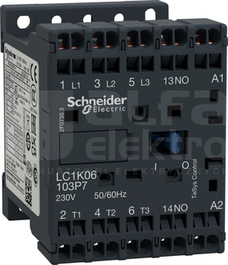 LC1K06103P7 6A 2,2kW 1NO 230VAC Stycznik 3P