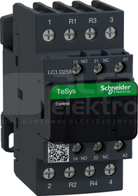LC1D258D7 25A 11,0kW 1NO+1NC 42V 50/60Hz Stycznik 4P