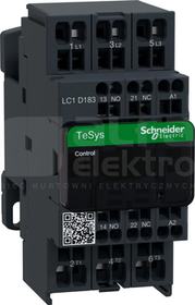 LC1D183F7 AC3-18A NC+NO 110V 50/60Hz Stycznik 3P