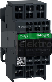 LC1D183P7 18A 7,5kW 1NO+1NC 230V 50/60Hz Stycznik 3P