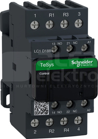 LC1D188P7 18A 7,5kW 2NO+2NC 230V 50/60Hz Stycznik 4P