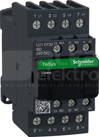 LC1DT32BD 18A 7,5kW 1NO+1NC 24VDC Stycznik 4P