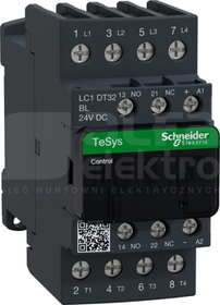 LC1DT32BL 18A 7,5kW 1NO+1NC 24VDC (L) Stycznik 4P