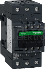 LC1D40AD7 40A 18,5kW 1NO+1NC 42V 50/60Hz Stycznik 3P