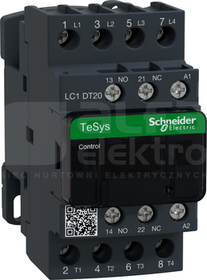 LC1DT20F7 9A 4,0kW 1NO+1NC 110V 50/60Hz Stycznik 4P