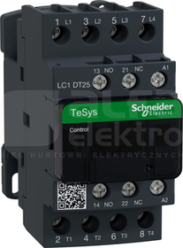 LC1DT25B7 12A 5,5kW 1NO+1NC 24V 50/60Hz Stycznik 4P
