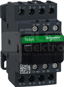 LC1DT25F7 12A 5,5kW 1NO+1NC 110V 50/60Hz Stycznik 4P