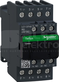 LC1DT40BD 25A 11,0kW 1NO+1NC 24VDC Stycznik 4P