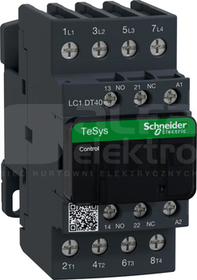 LC1DT40F7 25A 11,0kW 1NO+1NC 110V50/60Hz Stycznik 4P